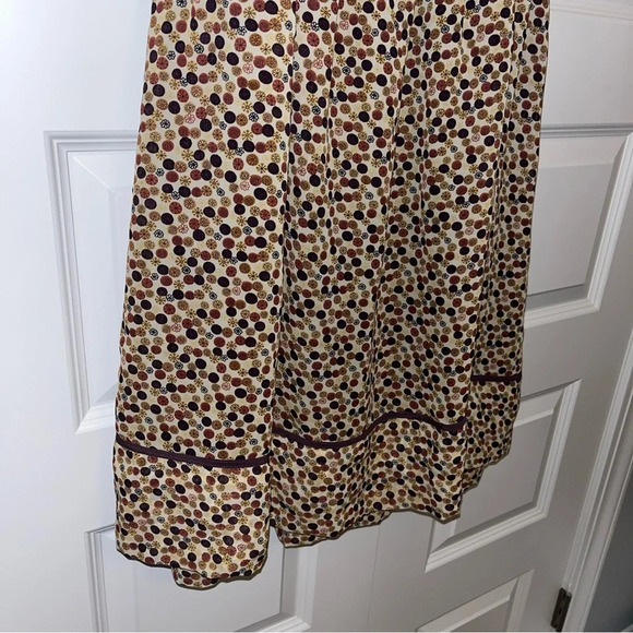 Nick & Mo Anthropology Festival Retro Look Boho Dress Attached Sash Size 30/11 - Picture 2 of 8